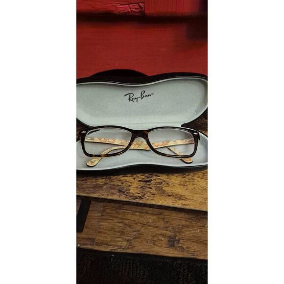 Ray Ban RB 5228 5057 Frames Rayban Eyeglasses Glasses 53 17 140 Tortoise EUC